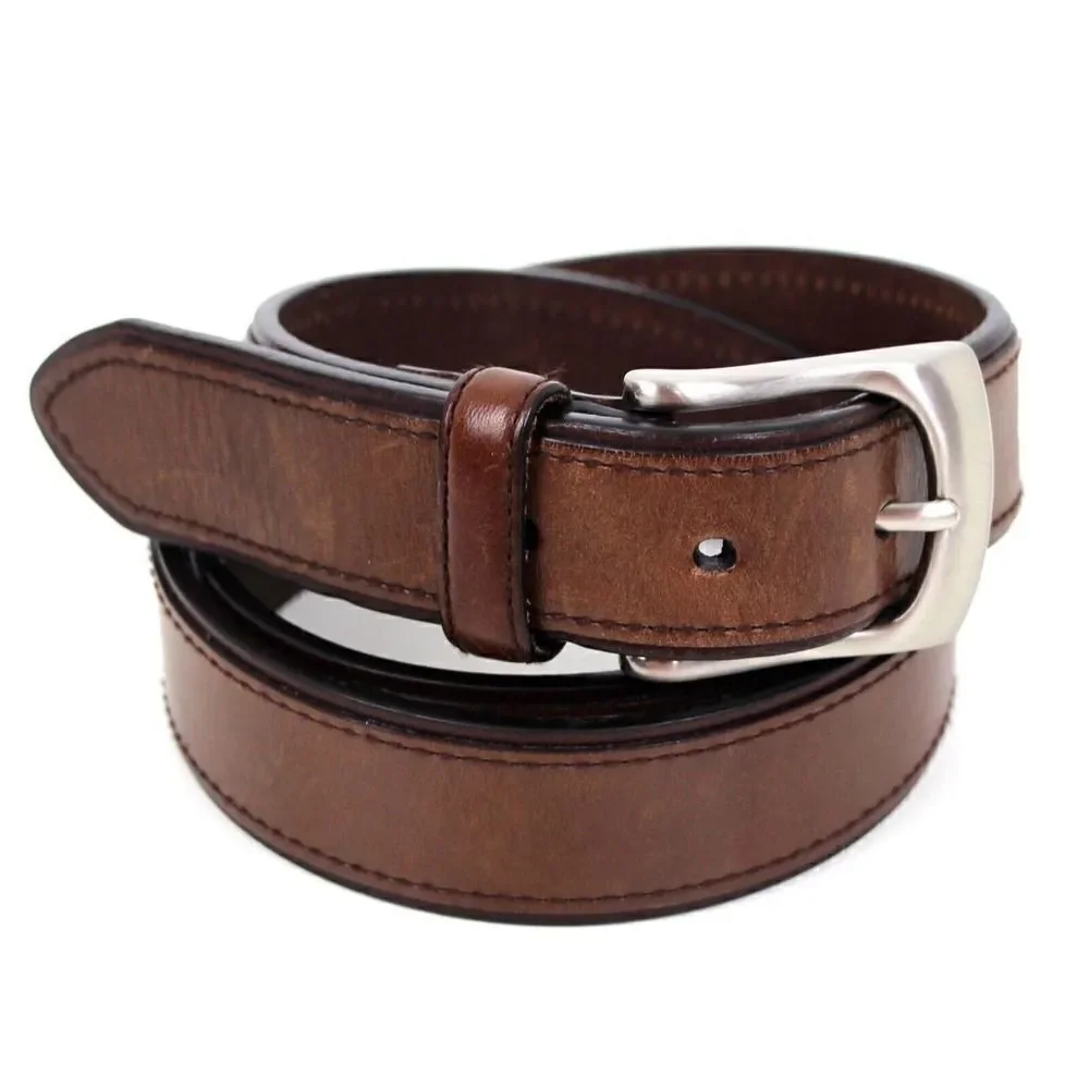 DOCKERS BROWN GENUINE LEATHER 1.25